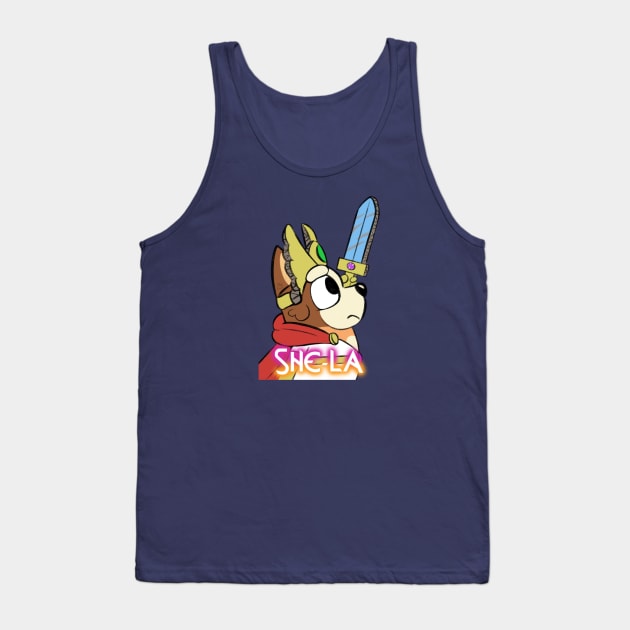 Chilli Heeler is Shela Tank Top by AmyNewBlue